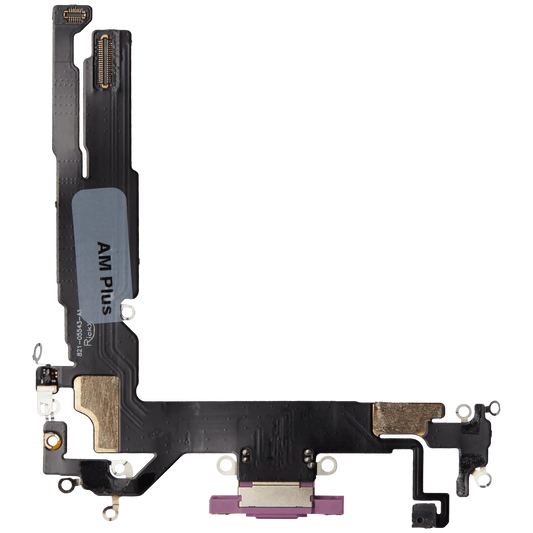 Charging Port Flex Cable For iPhone 16 (Premium) (Pink)