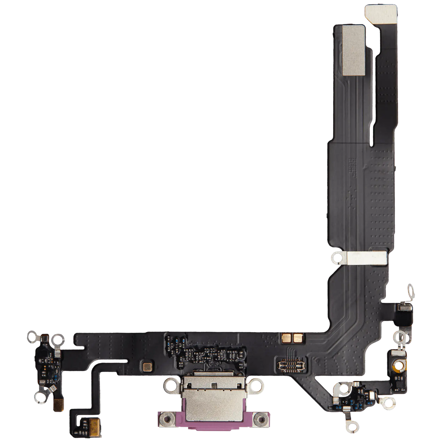 Charging Port Flex Cable For iPhone 16 (Premium) (Pink)