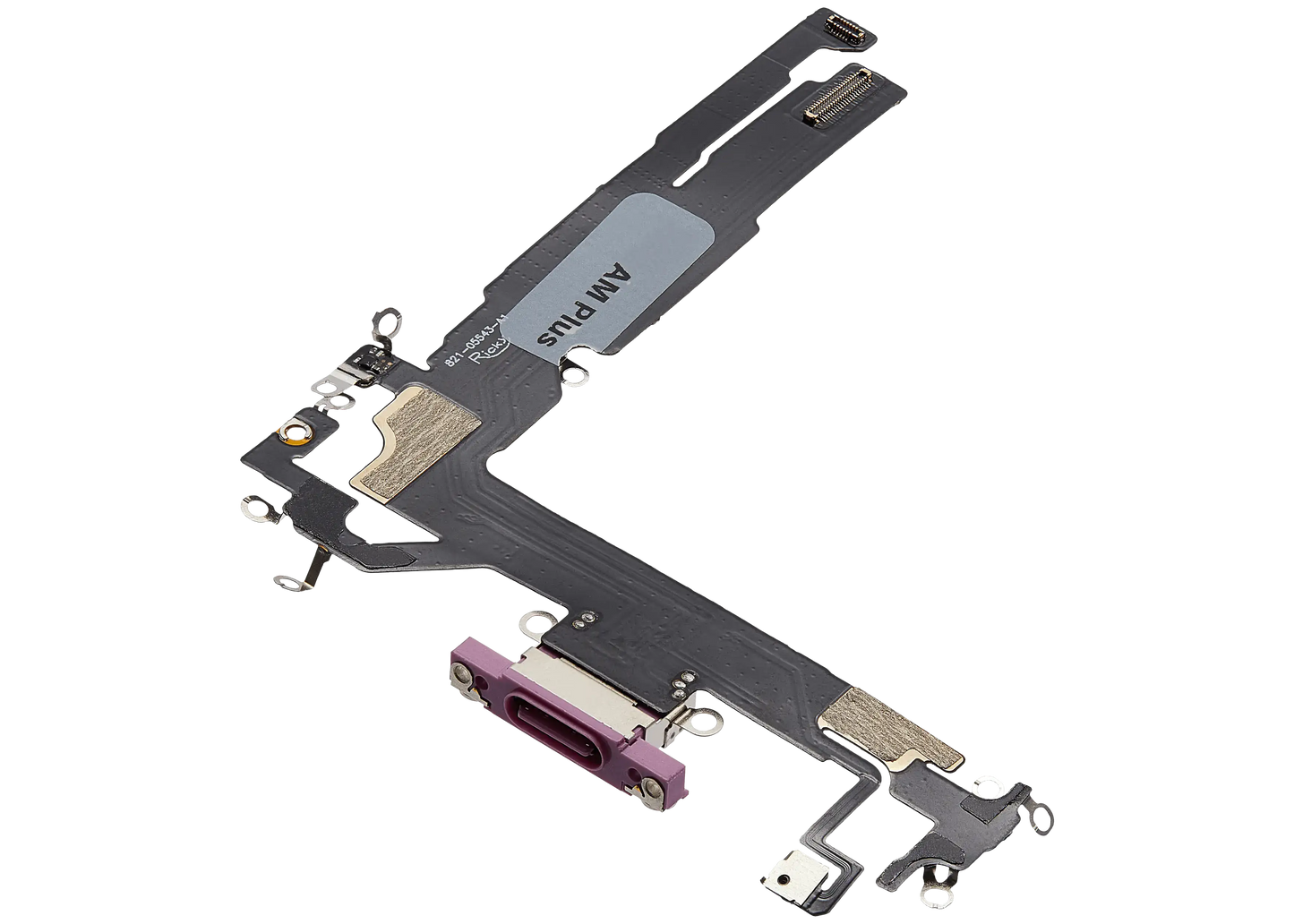 Charging Port Flex Cable For iPhone 16 (Premium) (Pink)