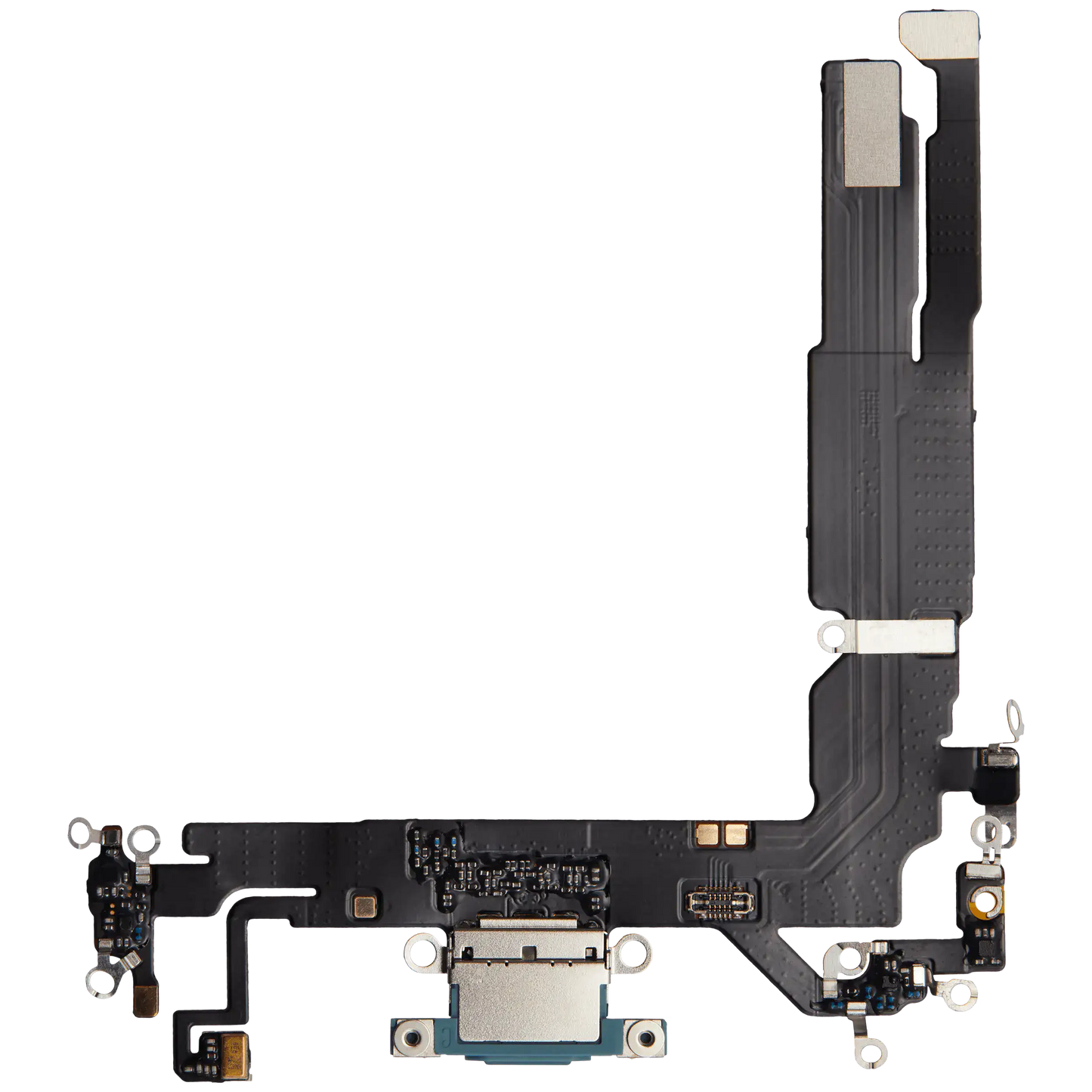 Charging Port Flex Cable For iPhone 16 (Premium) (Teal)