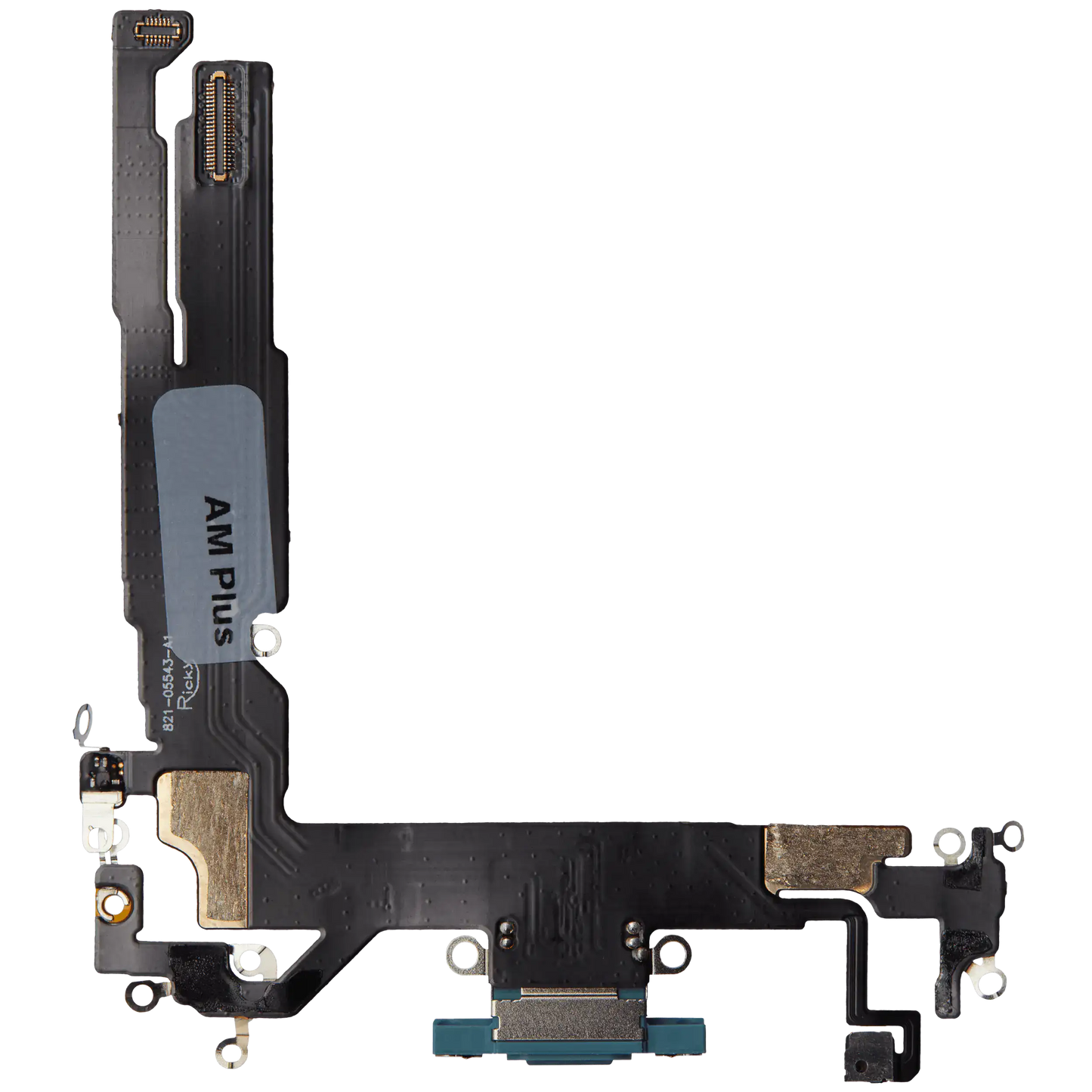 Charging Port Flex Cable For iPhone 16 (Premium) (Teal)