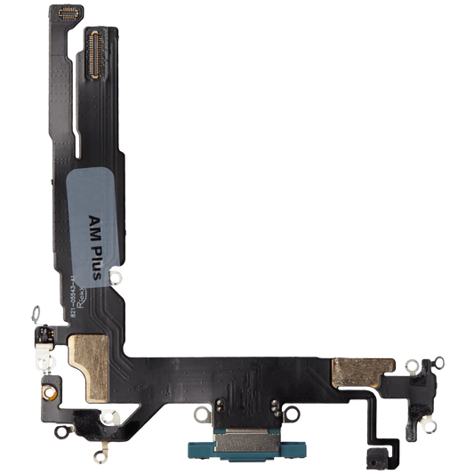 Charging Port Flex Cable For iPhone 16 (Premium) (Teal)