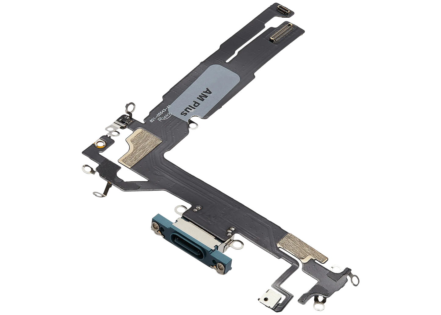 Charging Port Flex Cable For iPhone 16 (Premium) (Teal)