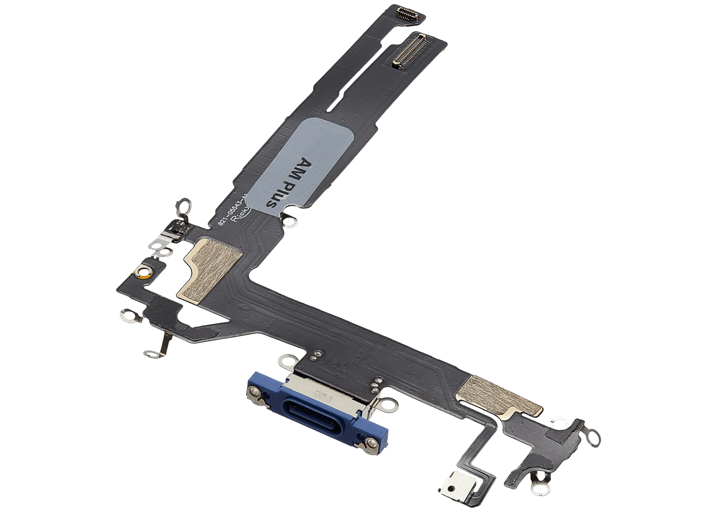 Charging Port Flex Cable For iPhone 16 (Aftermarket Plus) (Ultramarine)