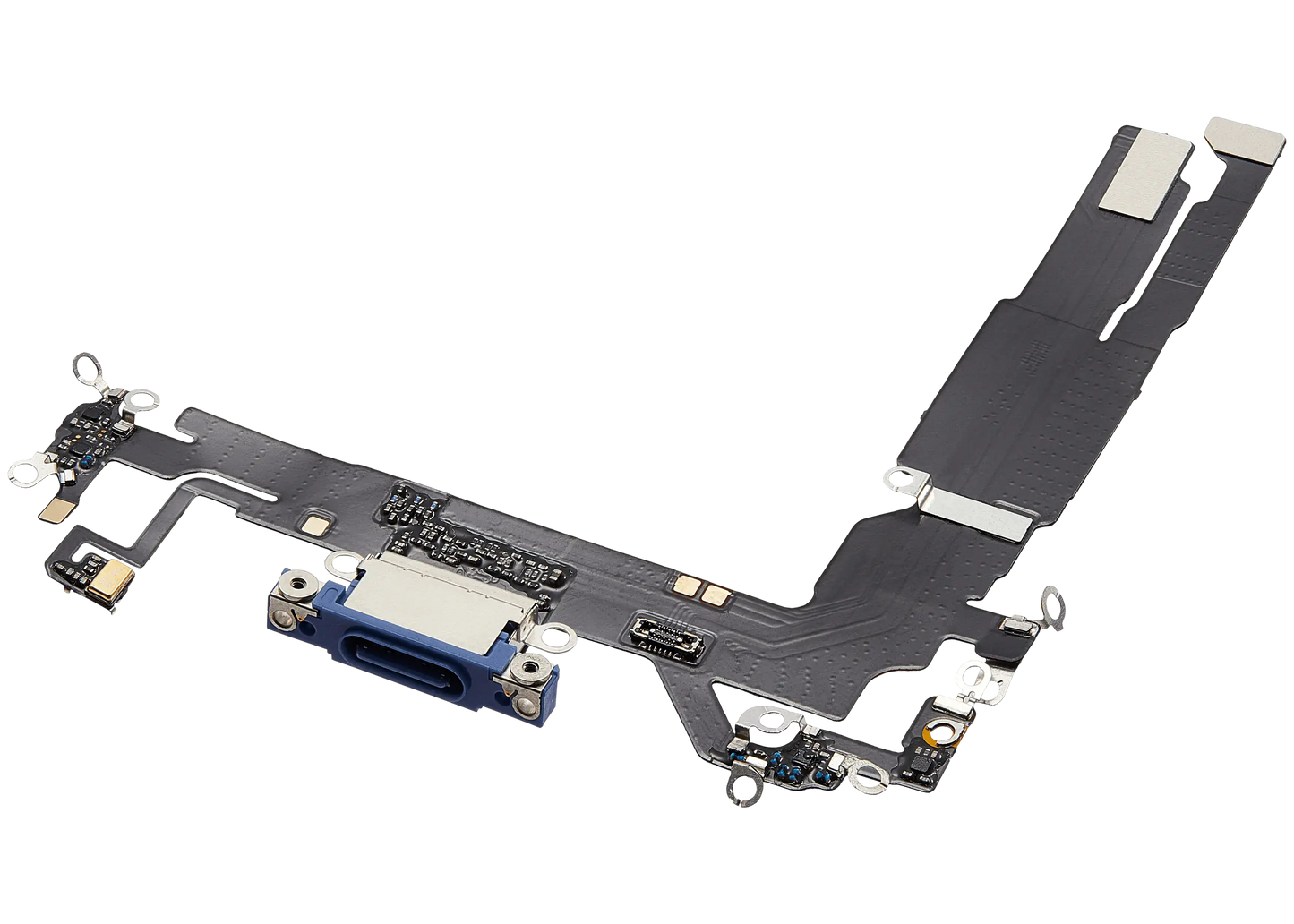 Charging Port Flex Cable For iPhone 16 (Aftermarket Plus) (Ultramarine)