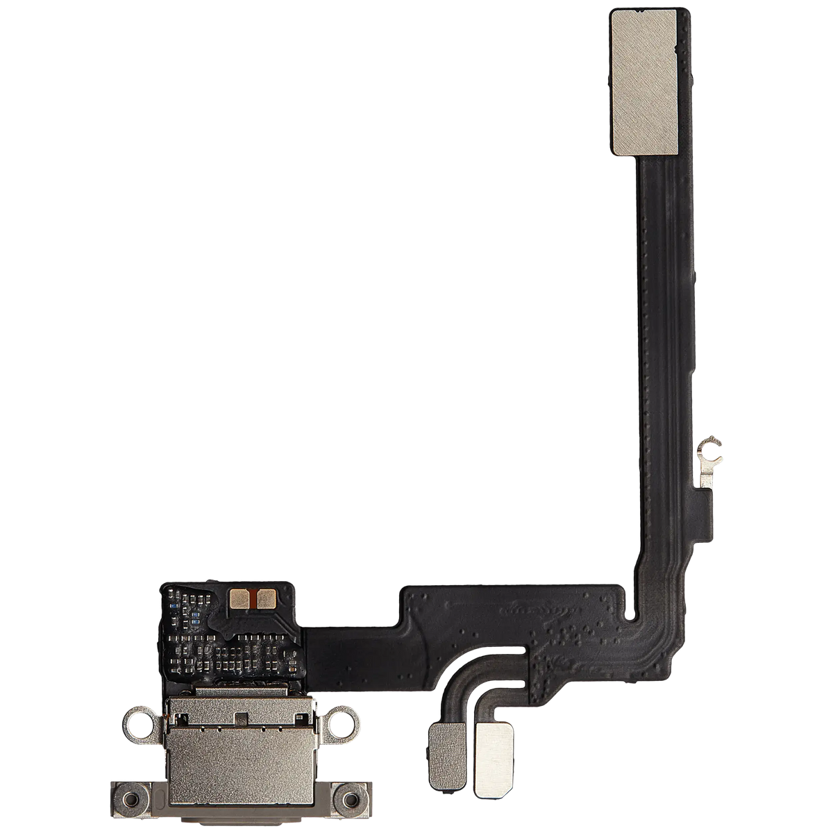 Charging Port Flex Cable For iPhone 16 Pro (Aftermarket Plus) (Natural Titanium) — product photo 1