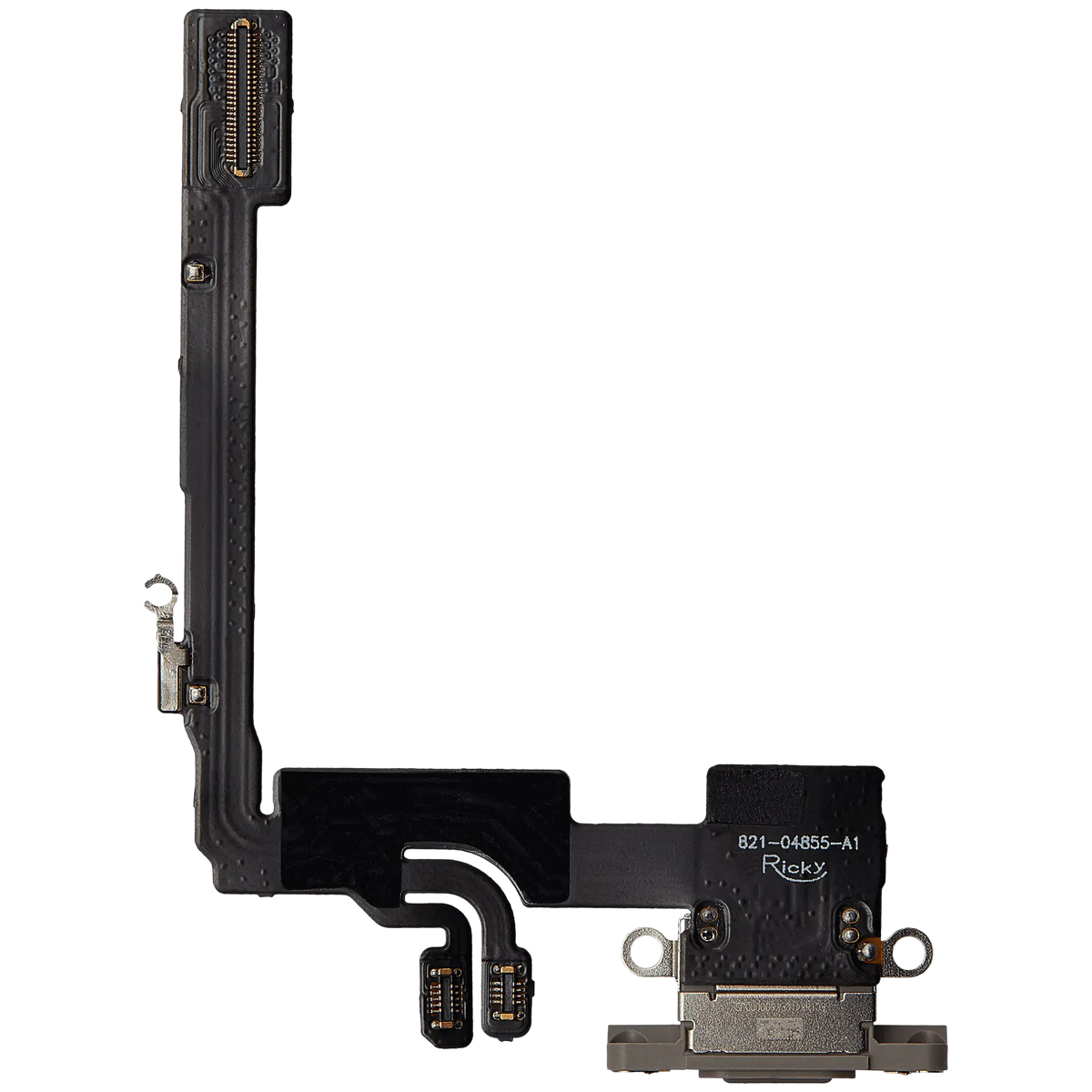 Charging Port Flex Cable For iPhone 16 Pro (Aftermarket Plus) (Natural Titanium) — product photo 3