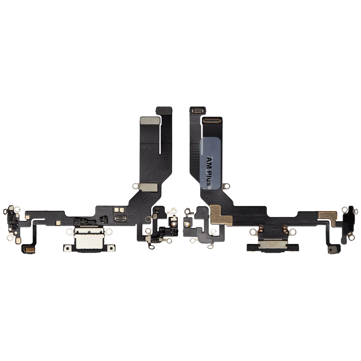 Charging Port Flex Cable For iPhone 16e / 17e (Aftermarket Plus) (Black)