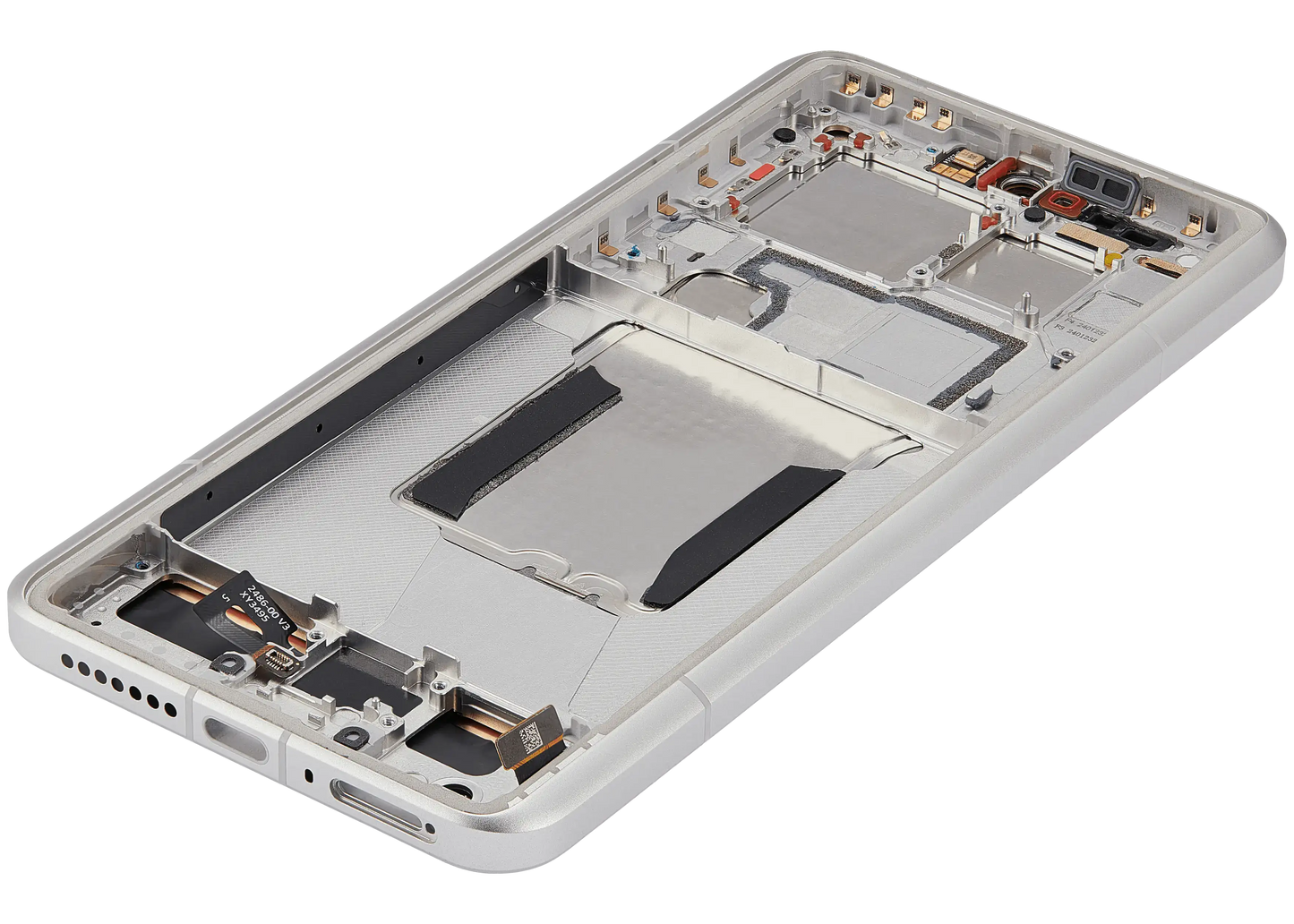 OLED Assembly With Frame For Xiaomi 14 Ultra (Refurbished) (White) – repair component detail view – OLED Display Replacement for phone repair