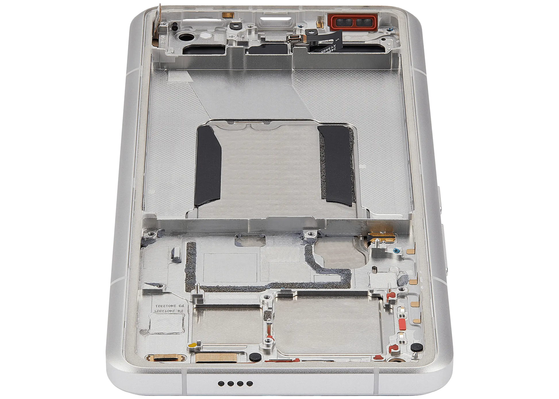 OLED Assembly With Frame For Xiaomi 14 Ultra (Refurbished) (White) – device repair component close-up – OLED Display Replacement for phone repair