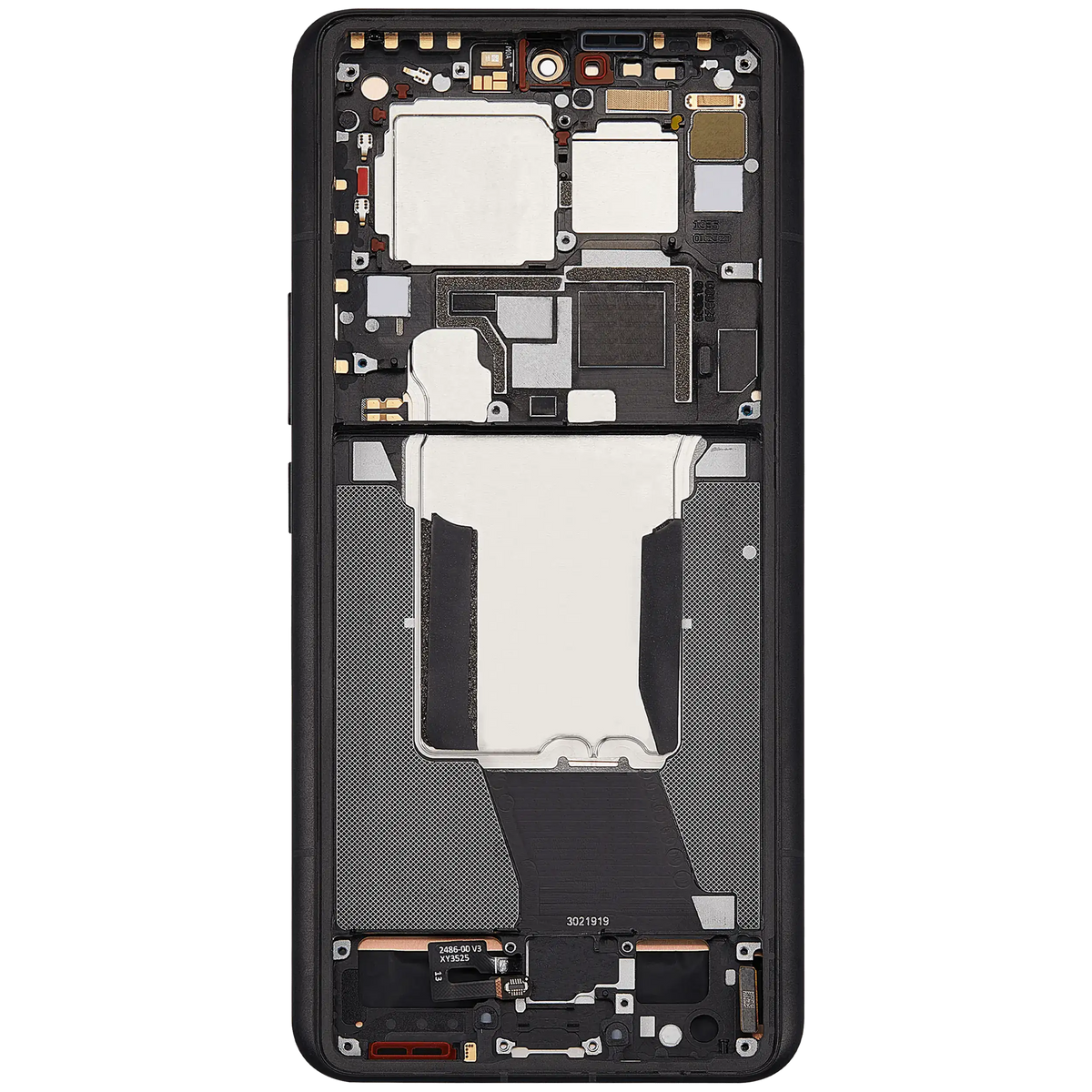 OLED Assembly With Frame For Xiaomi 14 Ultra (Refurbished) (Black) – technician repair part view – OLED Display Replacement for phone repair