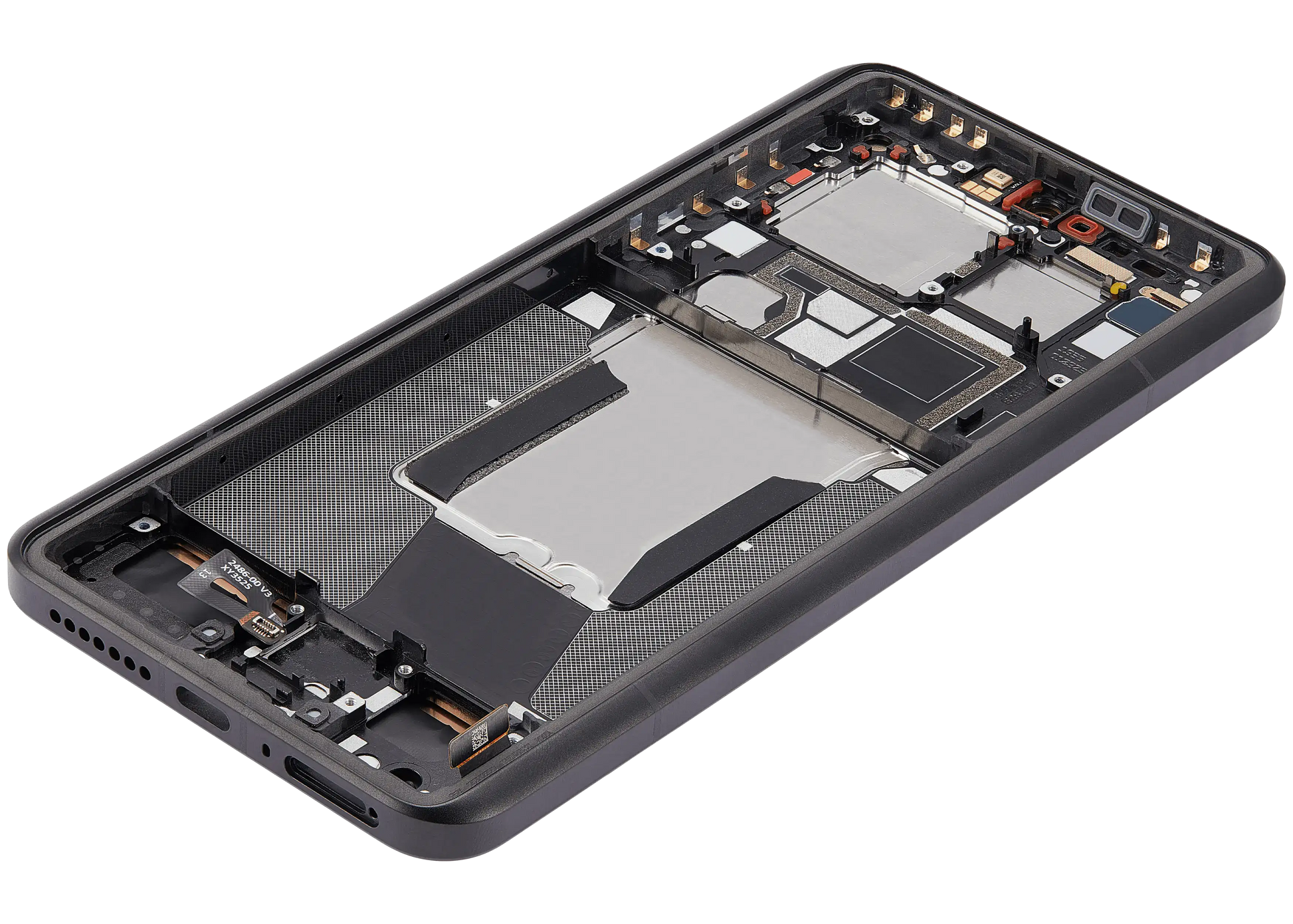 OLED Assembly With Frame For Xiaomi 14 Ultra (Refurbished) (Black) – repair component detail view – OLED Display Replacement for phone repair