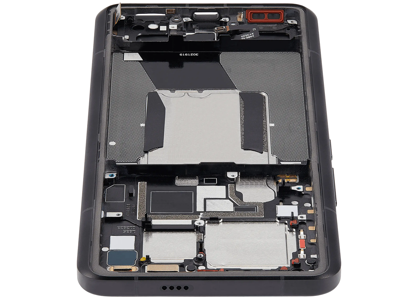 OLED Assembly With Frame For Xiaomi 14 Ultra (Refurbished) (Black) – device repair component close-up – OLED Display Replacement for phone repair