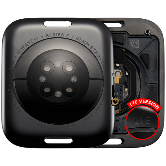 Back Cover Assembly For Watch Series 7 (45mm) (LET Version) (Stainless / Space Black)