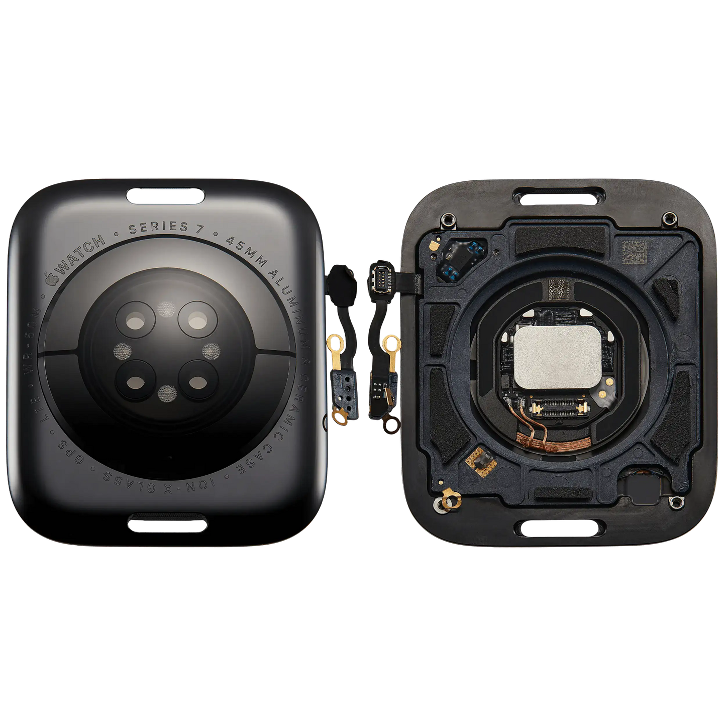 Back Cover Assembly For Watch Series 7 (45mm) (LET Version) (Aluminum / Space Black)