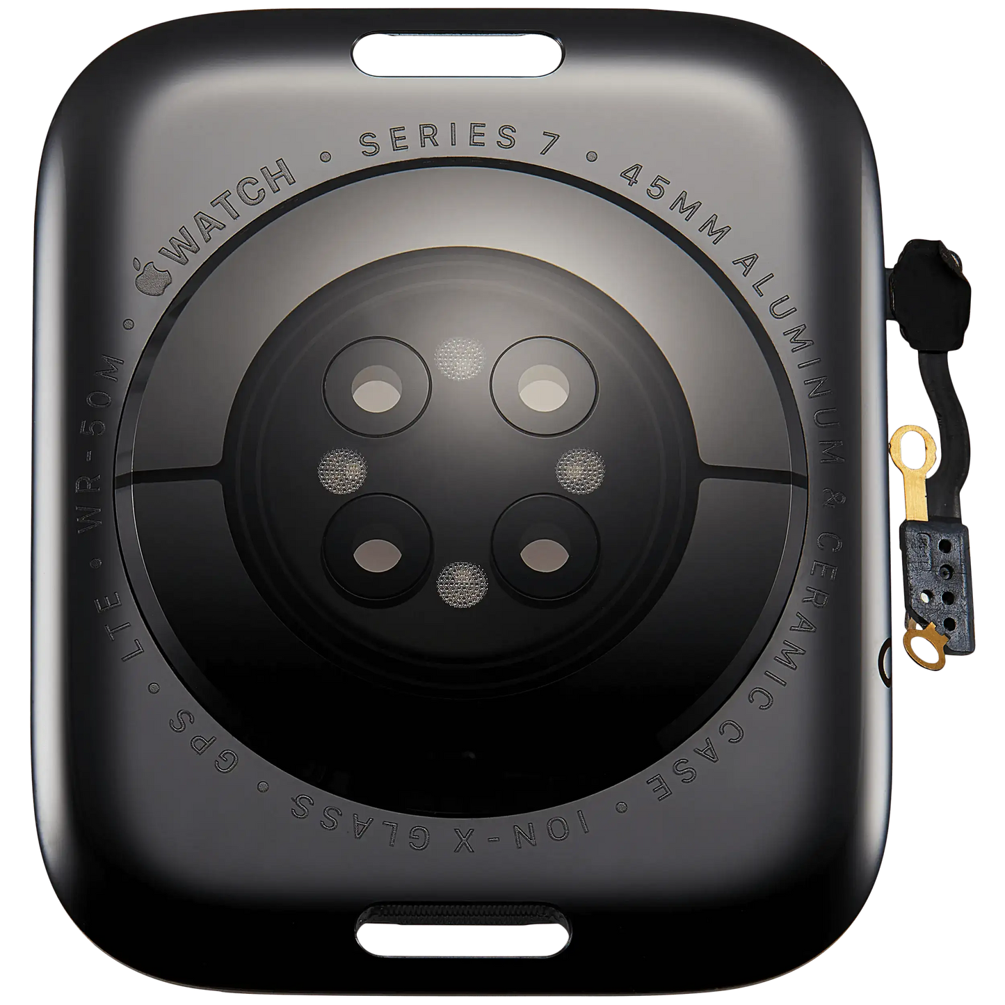 Back Cover Assembly For Watch Series 7 (45mm) (LET Version) (Aluminum / Space Black)