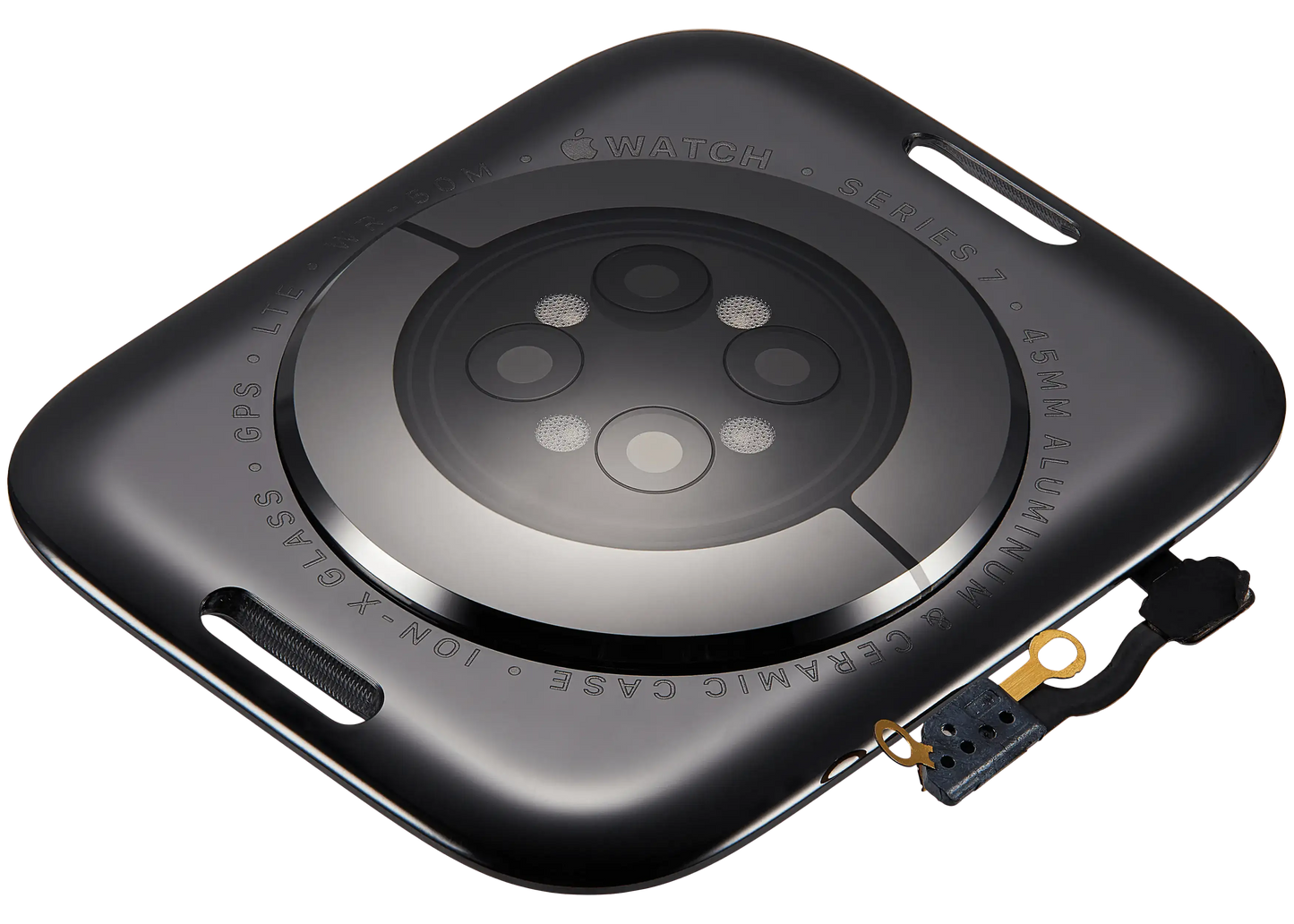 Back Cover Assembly For Watch Series 7 (45mm) (LET Version) (Aluminum / Space Black)