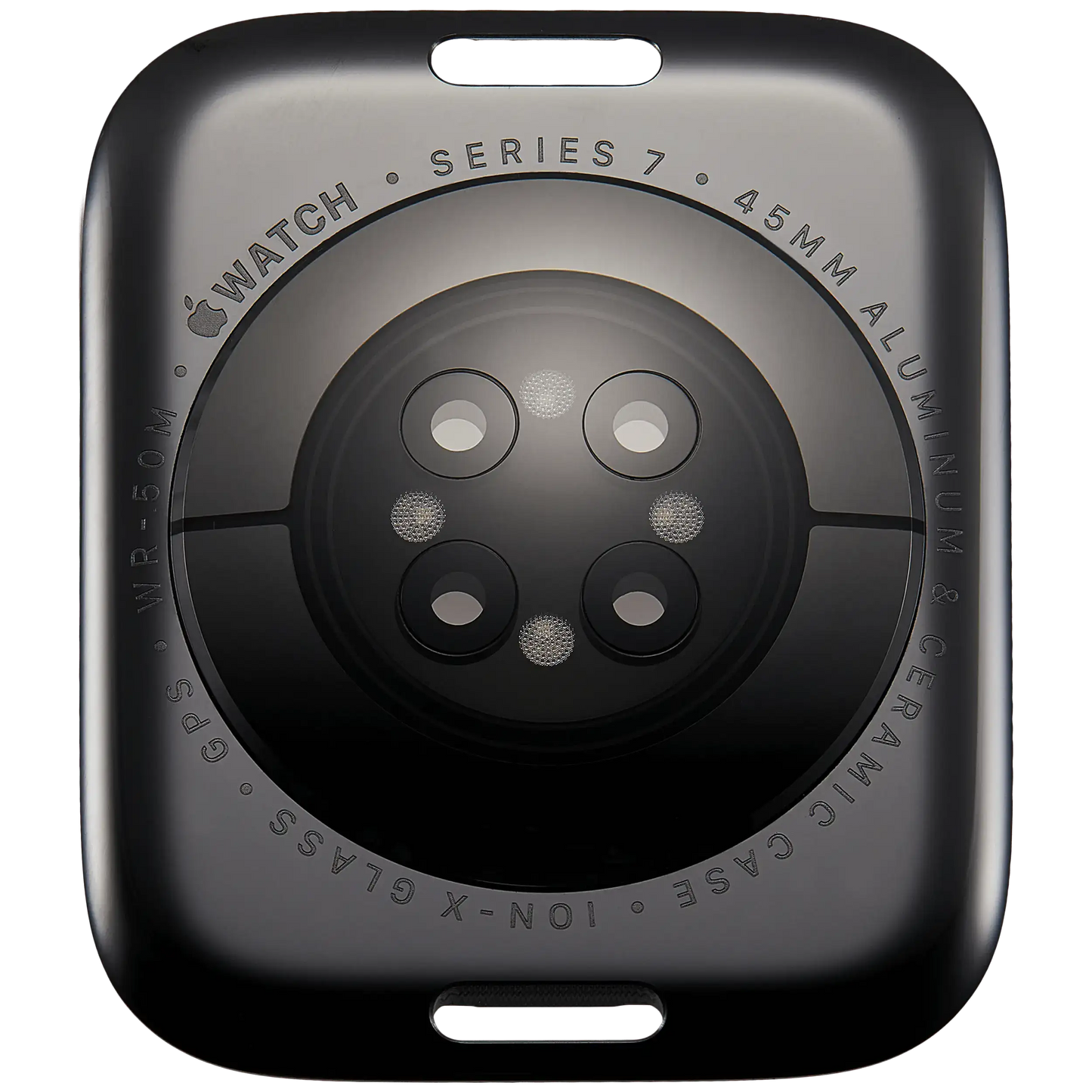 Back Cover Assembly For Watch Series 7 (45mm) (GPS Version) (Aluminum / Space Black)