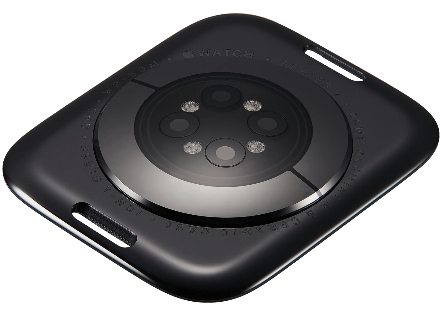 Back Cover Assembly For Watch Series 7 (45mm) (GPS Version) (Aluminum / Space Black)