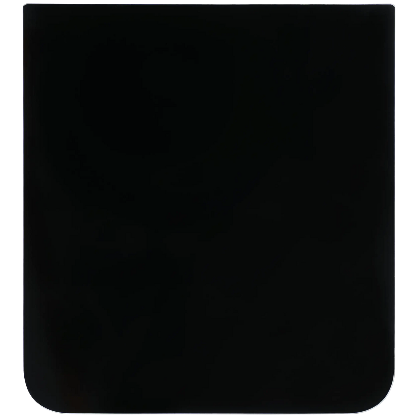 Bottom Back Cover For Samsung Galaxy Z Flip 7 FE 5G (Service Pack) (Black)