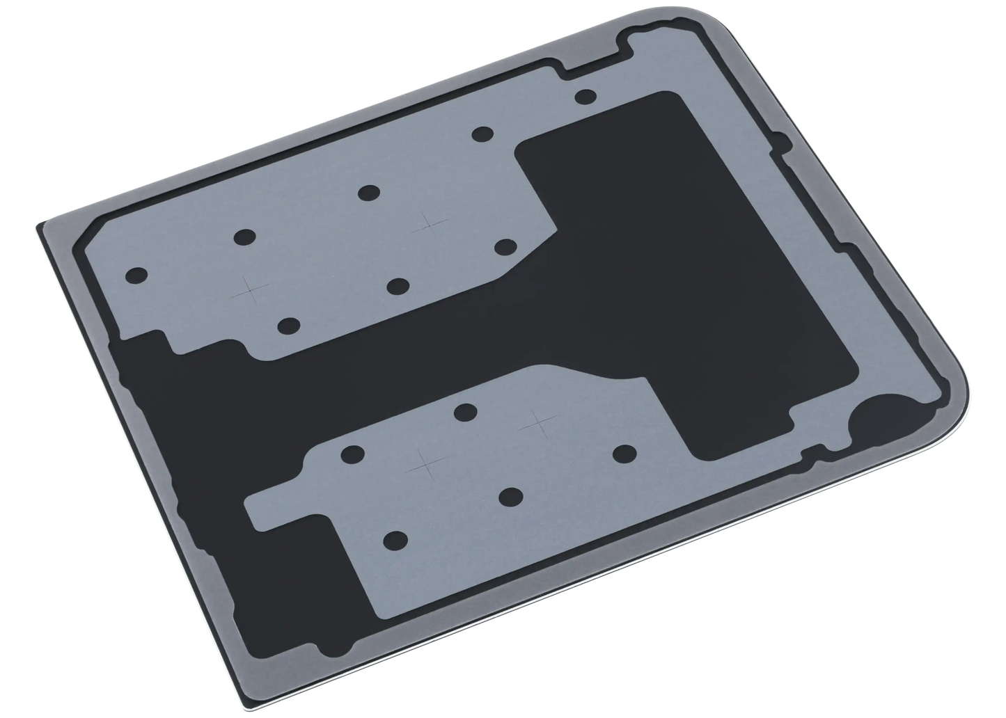 Bottom Back Cover For Samsung Galaxy Z Flip 7 FE 5G (Service Pack) (Black)