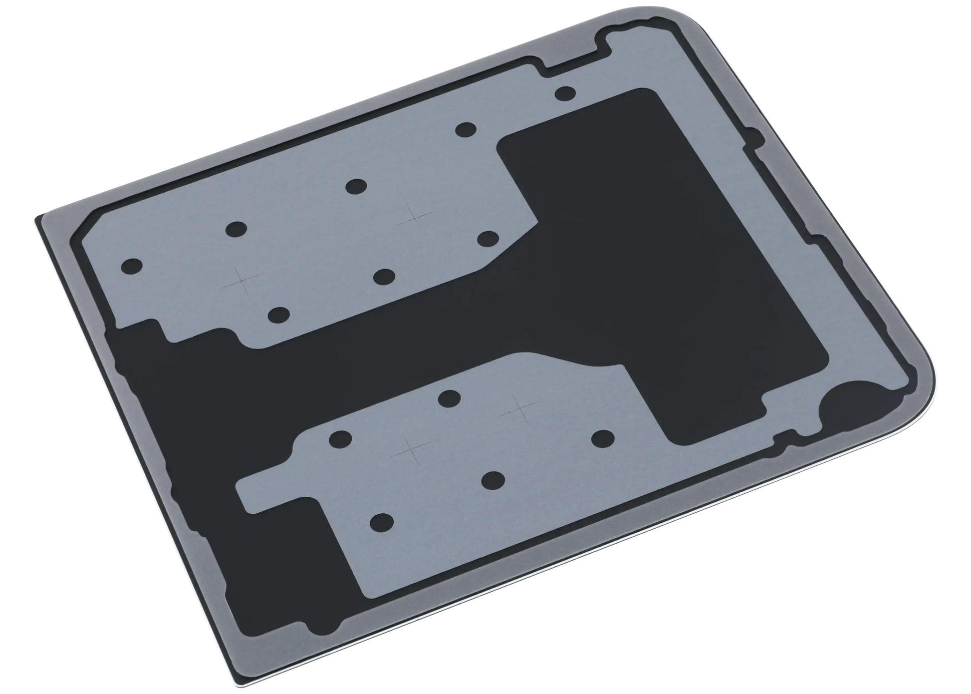 Bottom Back Cover For Samsung Galaxy Z Flip 7 FE 5G (Service Pack) (Black)