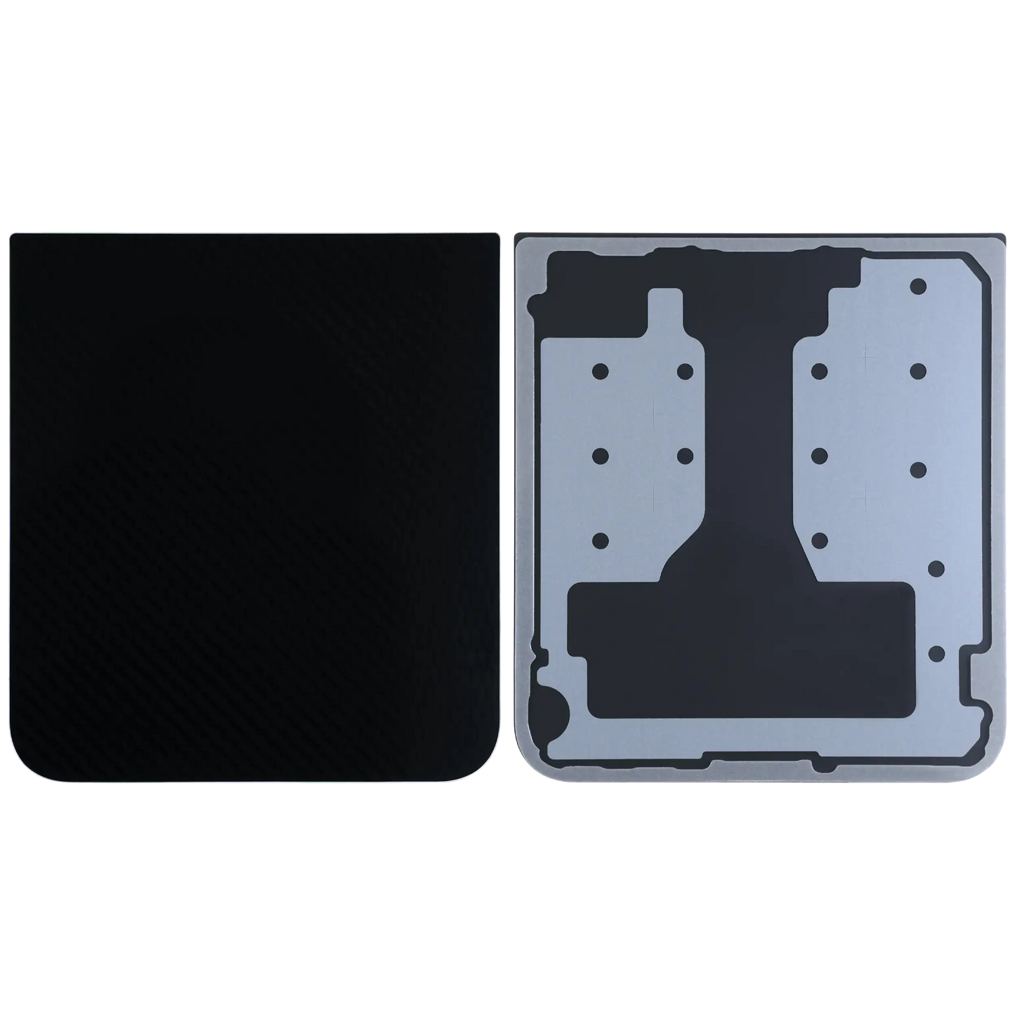 Back Cover Glass For Samsung Galaxy Z Flip 6 5G (Service Pack) (Black)