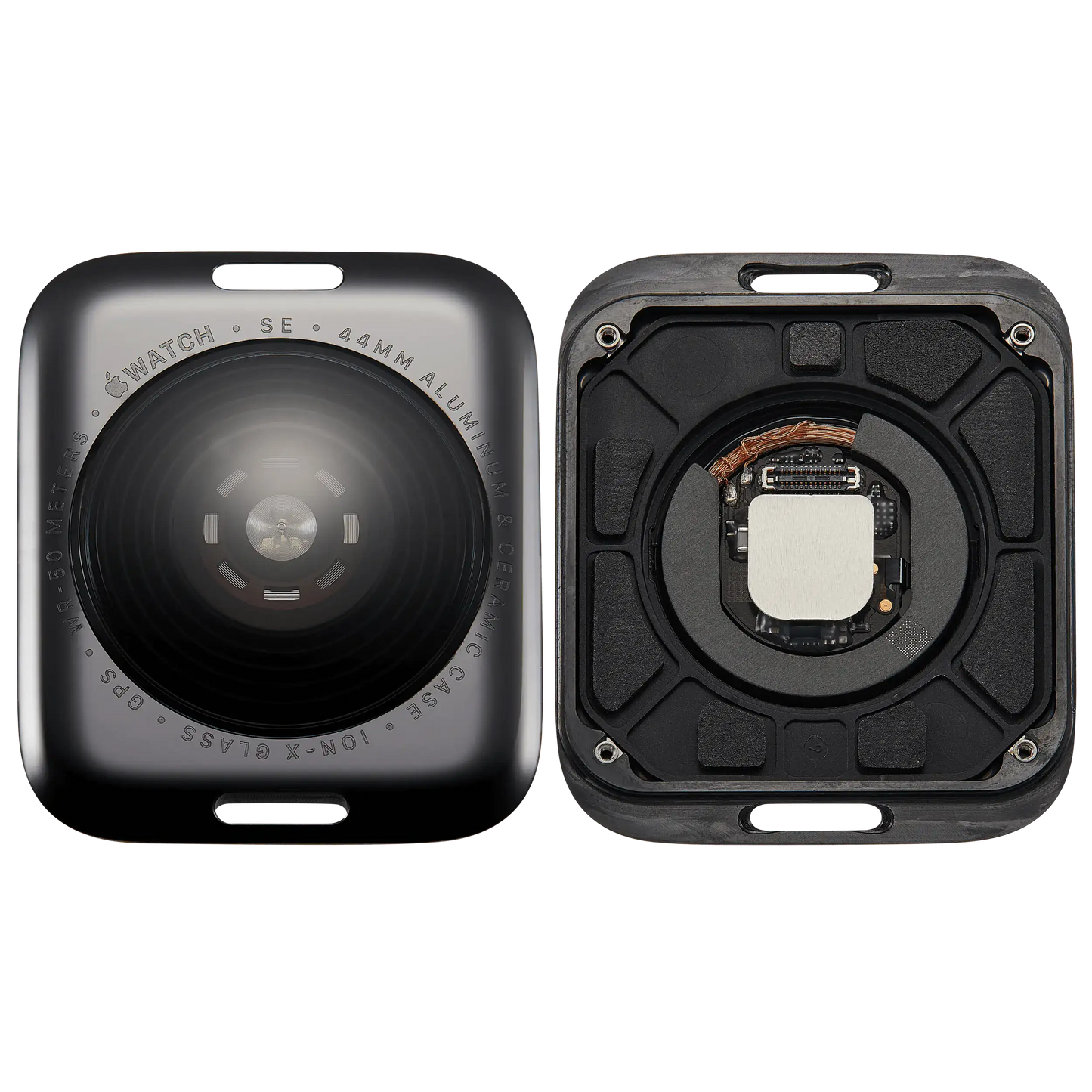 Back Cover Assembly For Watch Series SE 1st (44MM) (GPS Version) (Aluminum / Space Black)