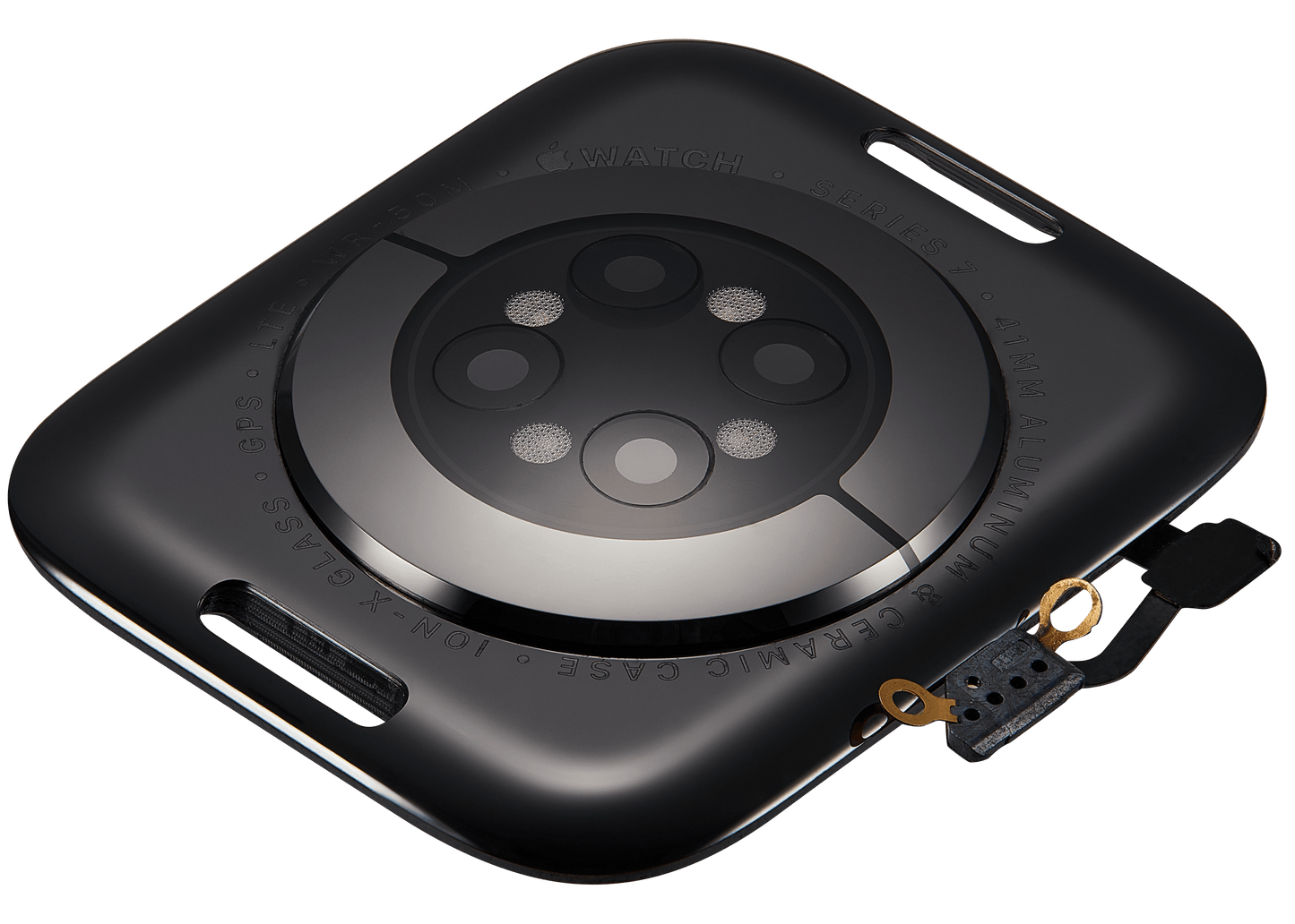 Back Cover Assembly For Watch Series 7 (41mm) (LET Version) (Aluminum / Space Black)