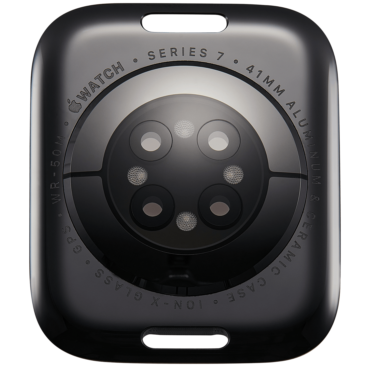 Back Cover Assembly For Watch Series 7 (41mm) (GPS Version) (Aluminum / Space Black)