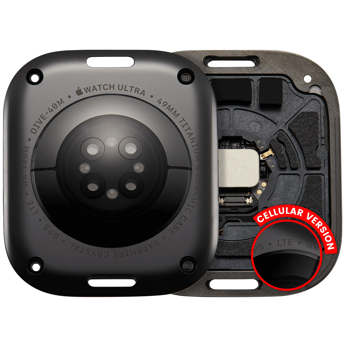 Back Cover Assembly For Watch Series Ultra (2nd Gen)(49mm) (LET Version) (Space Black)