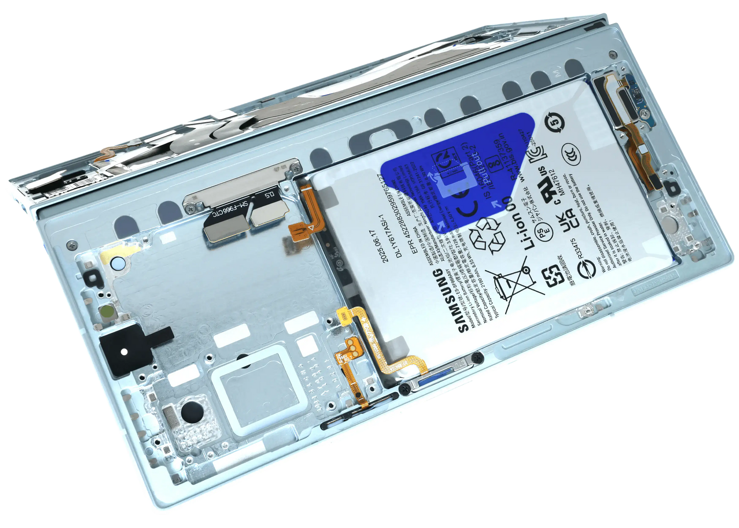 Inner OLED Assembly With Frame For Samsung Galaxy Z Fold 7 5G (US & International) (Service Pack) (Mint)