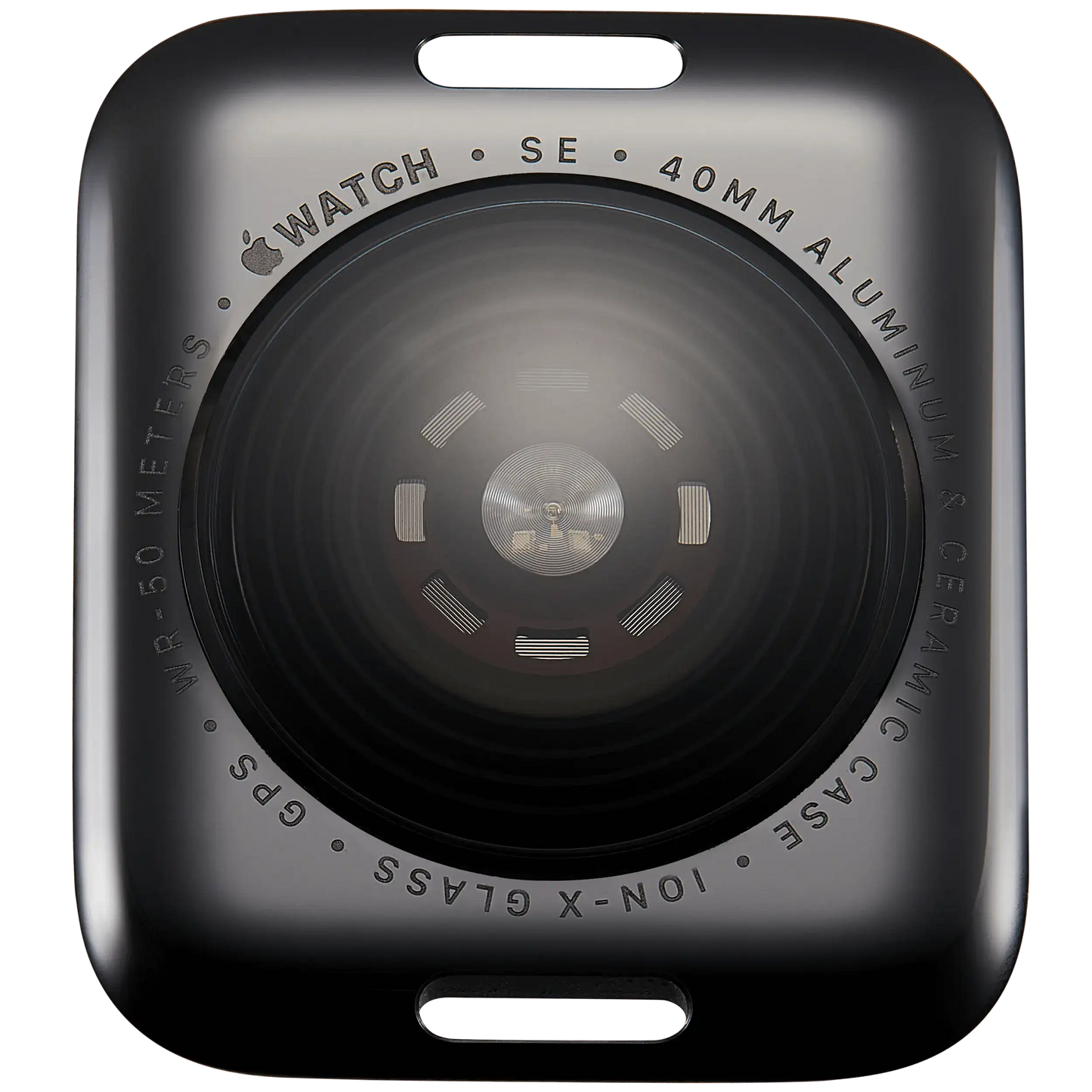 Back Cover Assembly For Watch Series SE 1st (40MM) (GPS Version) (Aluminum / Space Black)