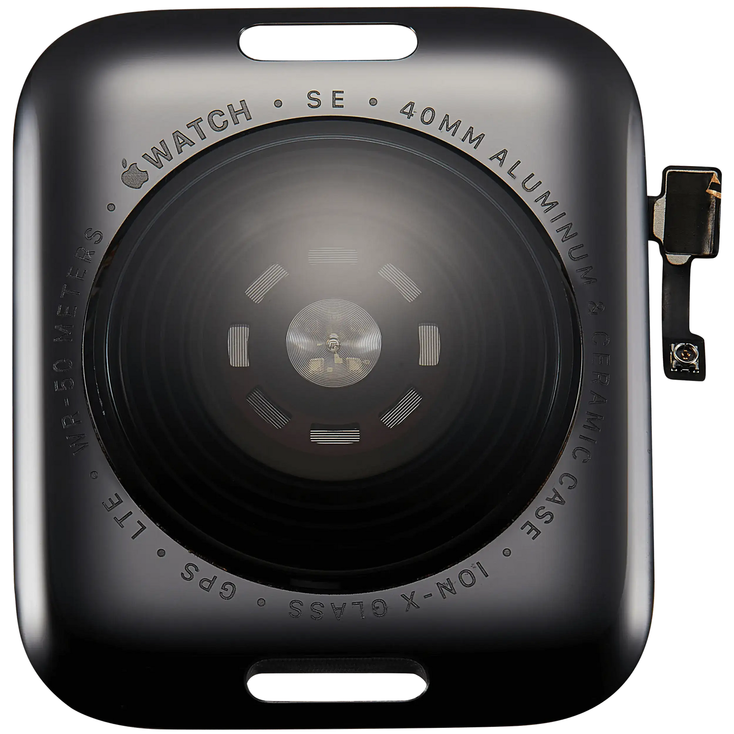 Back Cover Assembly For Watch Series SE 1st (40MM) (LET Version) (Aluminum / Space Black)