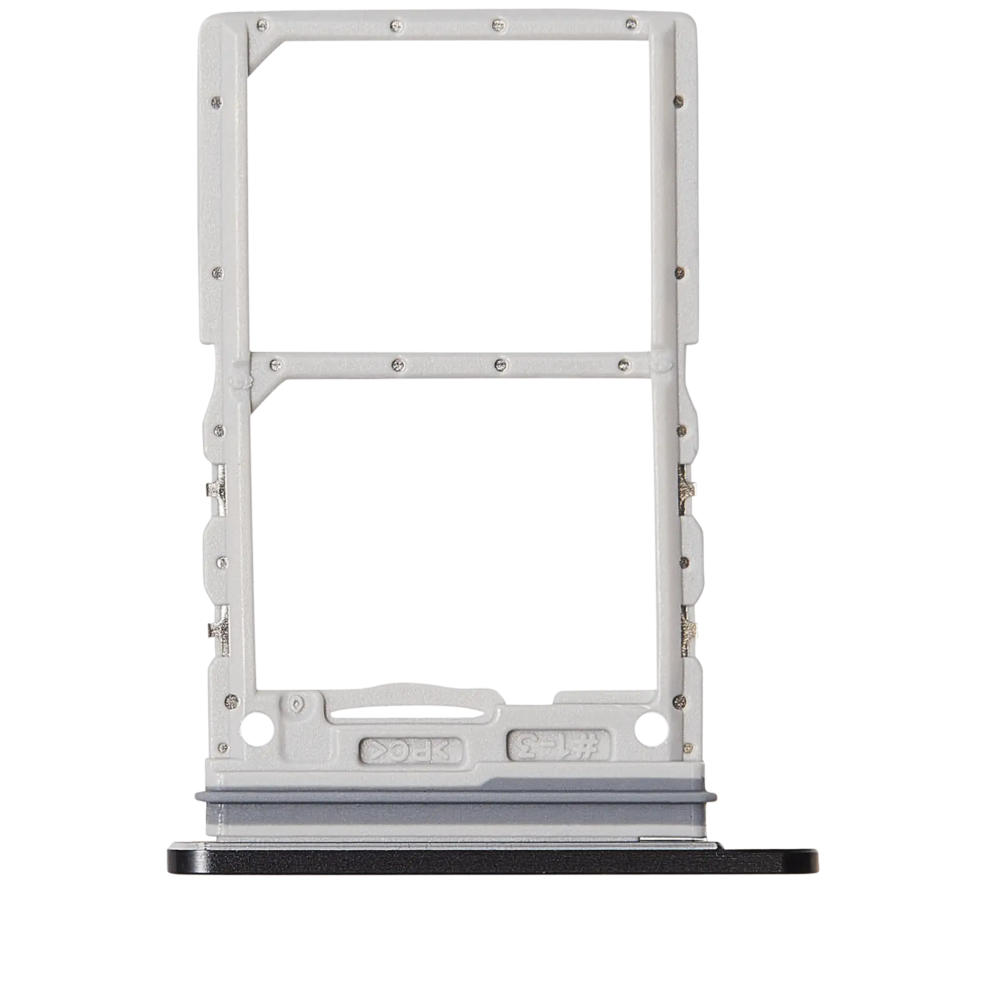 Dual Sim Card Tray For Samsung Galaxy Z Flip 7 5G (Jet Black) - Replacement iPhone Parts