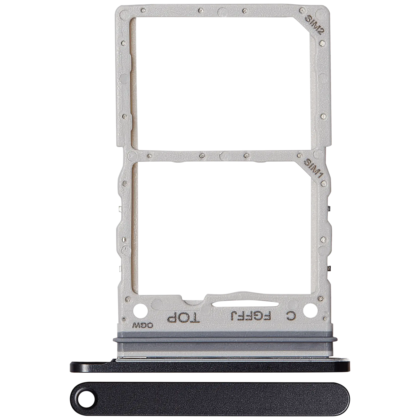 Dual Sim Card Tray For Samsung Galaxy Z Flip 7 5G (Jet Black) - Replacement iPhone Parts