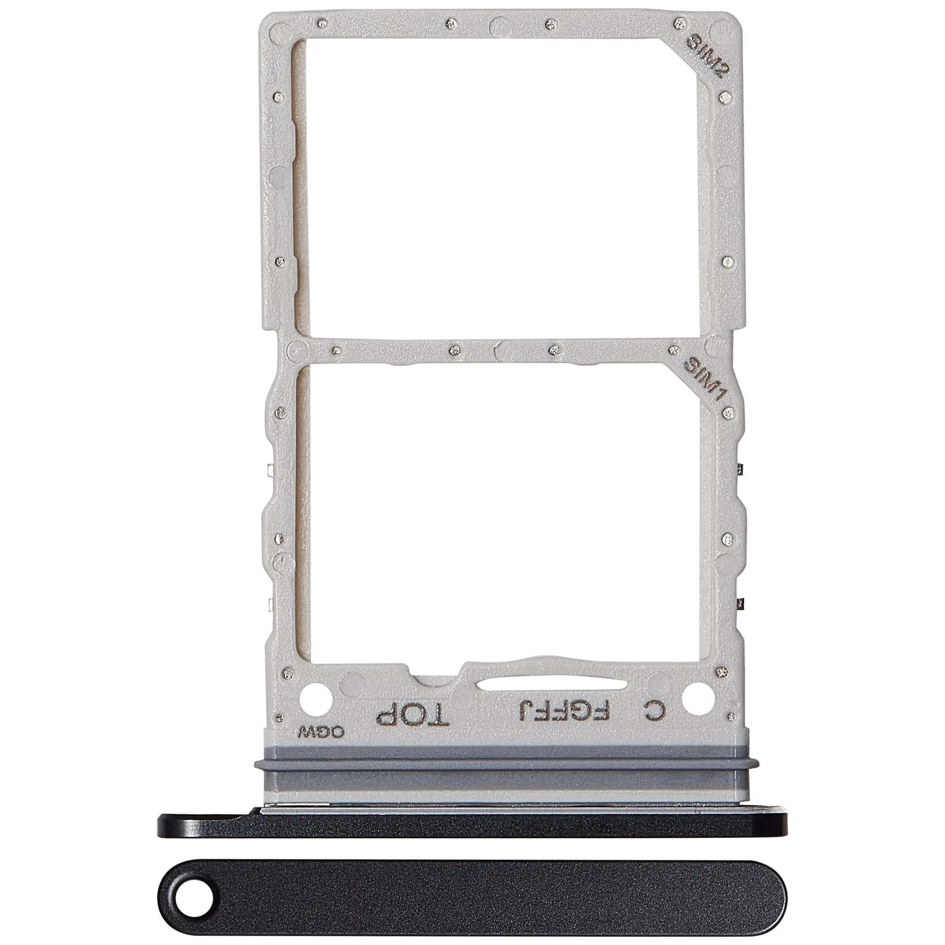 Dual Sim Card Tray For Samsung Galaxy Z Flip 7 5G (Jet Black) - Replacement iPhone Parts