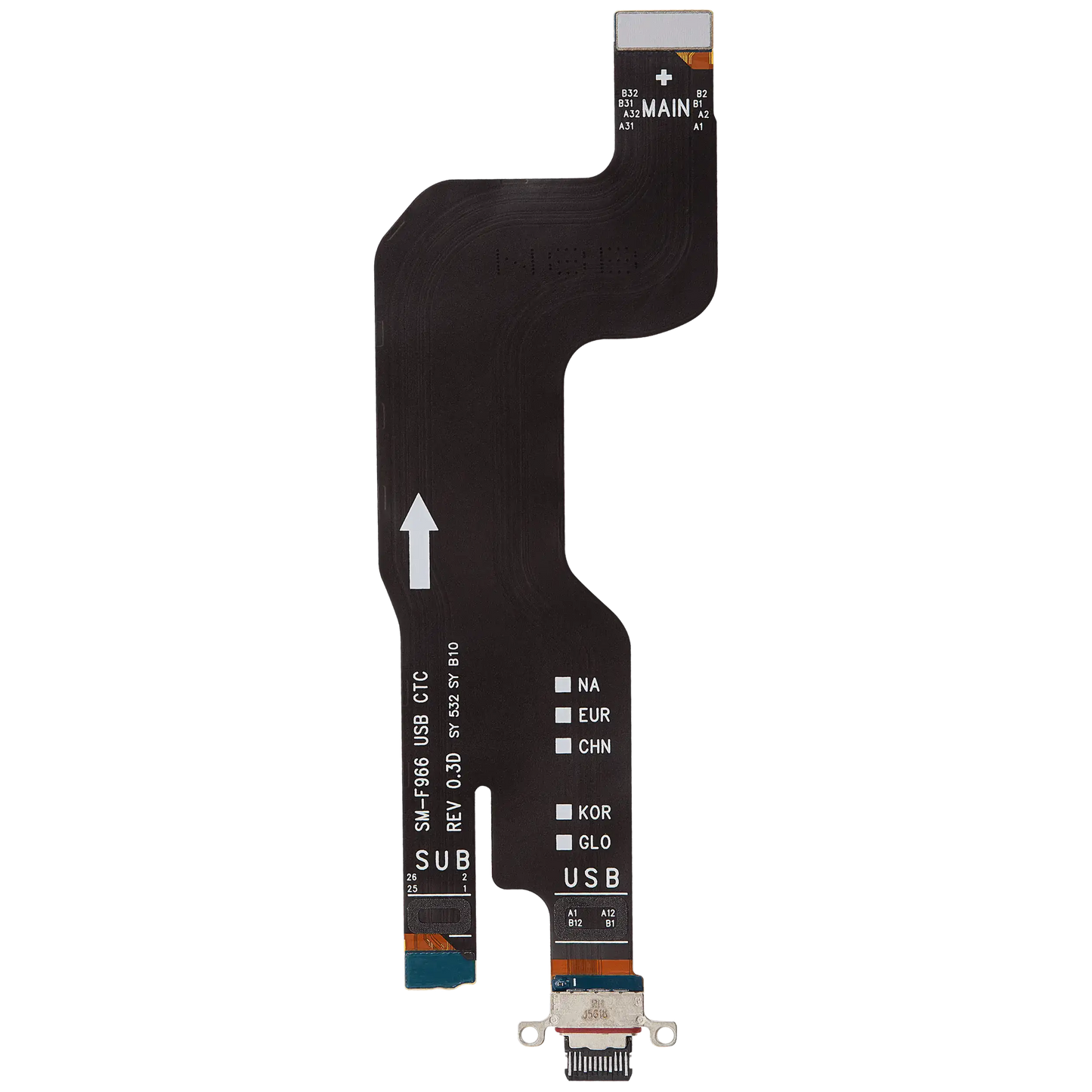 Charging Port With Flex For Samsung Galaxy Z Fold 7 (F966) (Premium)