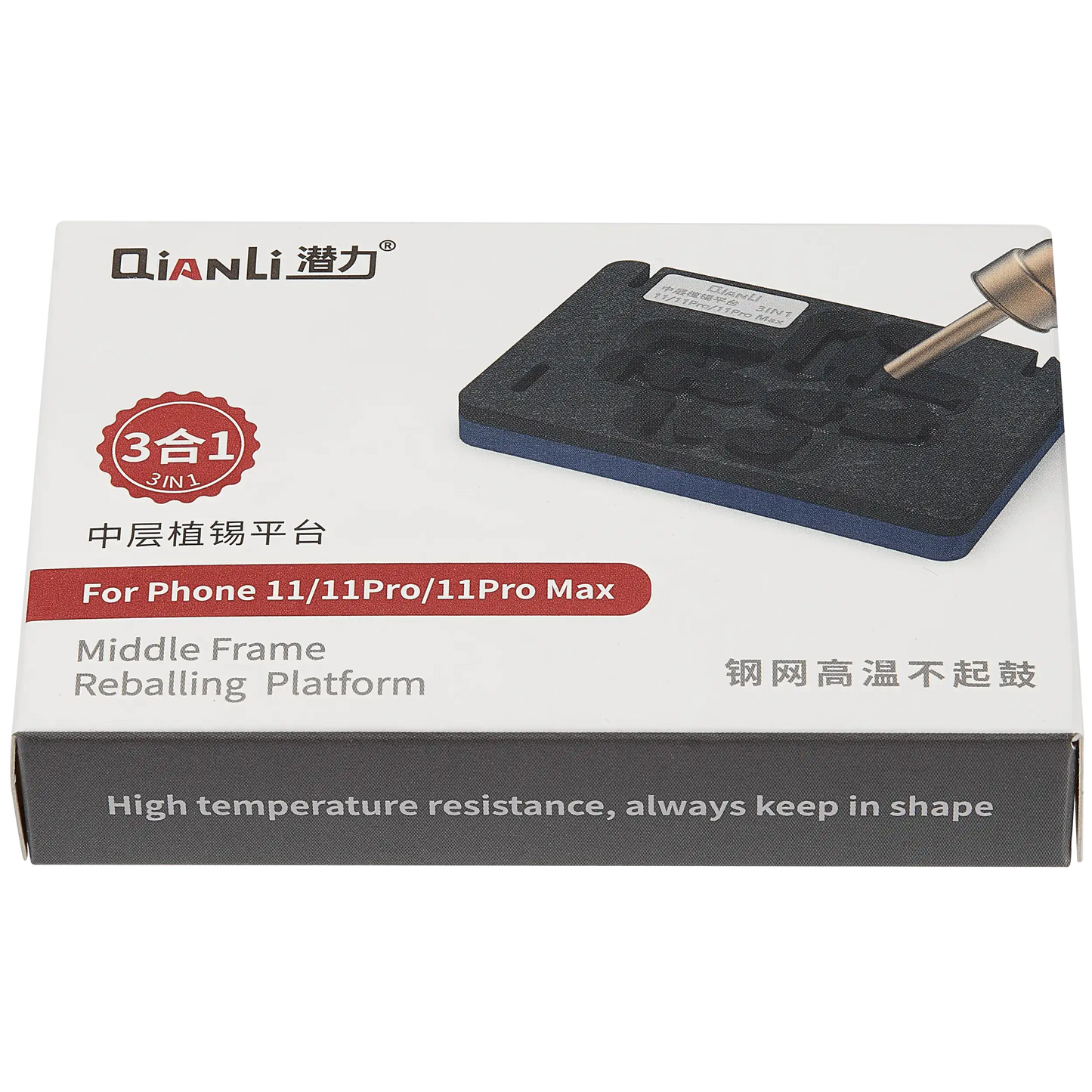 Middle Frame 3 in 1 Reballing Platform With Stencils Station For iPhone 11 / 11 Pro / 11 Pro Max (Qianli)