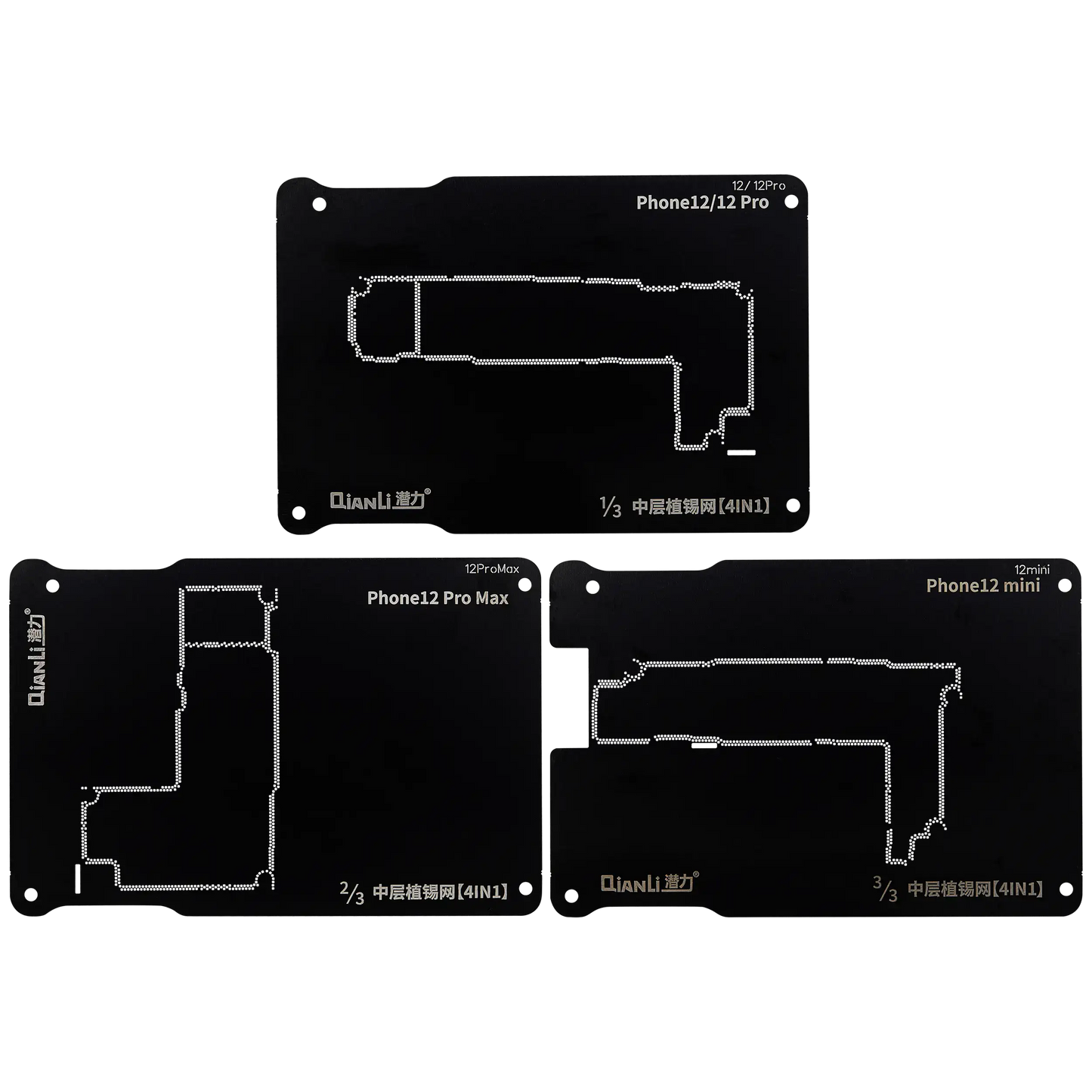 Middle Frame Reballing Platform For iPhone 12 / 12 Mini / 12 Pro / 12 Pro Max (Qianli)