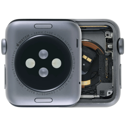 Housing Assembly Compatible For Watch Series 1 (38MM) (Used OEM Pull: Grade A) (Cellular Version) (Aluminum / Space Black)