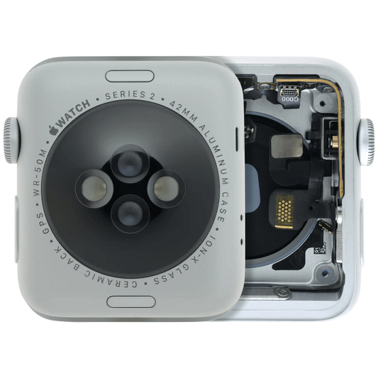 Housing Assembly Compatible For Watch Series 2 (42MM) (Used OEM Pull: Grade A) (Cellular Version) (Aluminum / Silver)