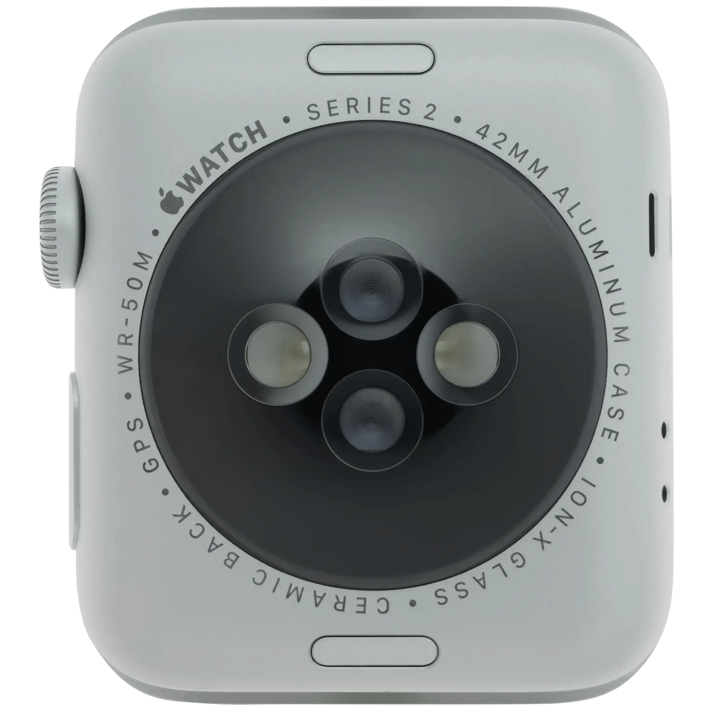 Housing Assembly Compatible For Watch Series 2 (42MM) (Used OEM Pull: Grade A) (Cellular Version) (Aluminum / Silver)