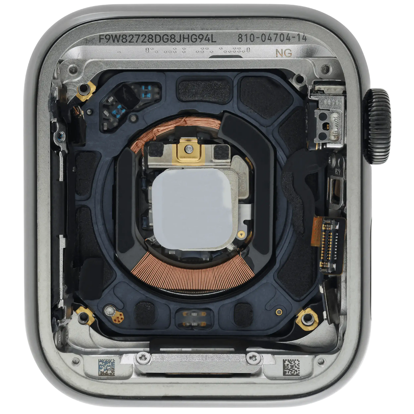 Housing Assembly Compatible For Watch Series 4 (40MM) (Used OEM Pull: Grade A) (Stainless / Space Black)