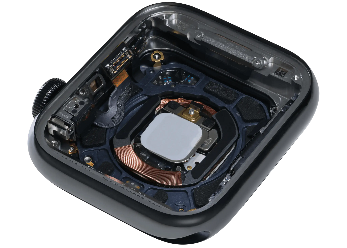 Housing Assembly Compatible For Watch Series 4 (40MM) (Used OEM Pull: Grade A) (Stainless / Space Black)