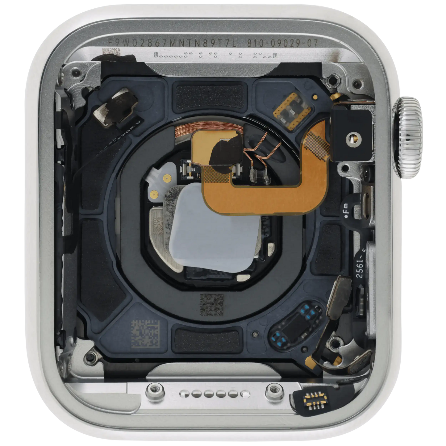 Housing Assembly Compatible For Watch Series 6 (40MM) (Used OEM Pull: Grade A) (Stainless / Silver)