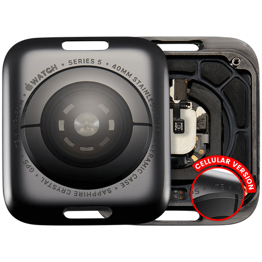 Back Cover Assembly For Watch Series 5 (40mm) (LET Version) (Stainless / Space Black)