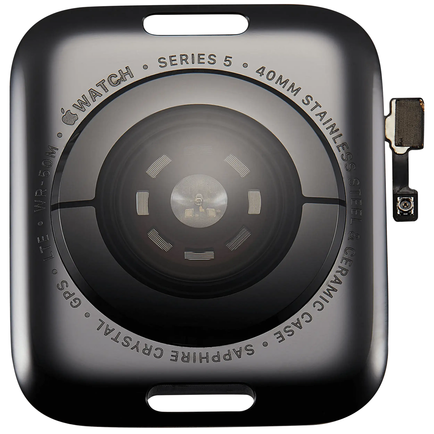 Back Cover Assembly For Watch Series 5 (40mm) (LET Version) (Stainless / Space Black)