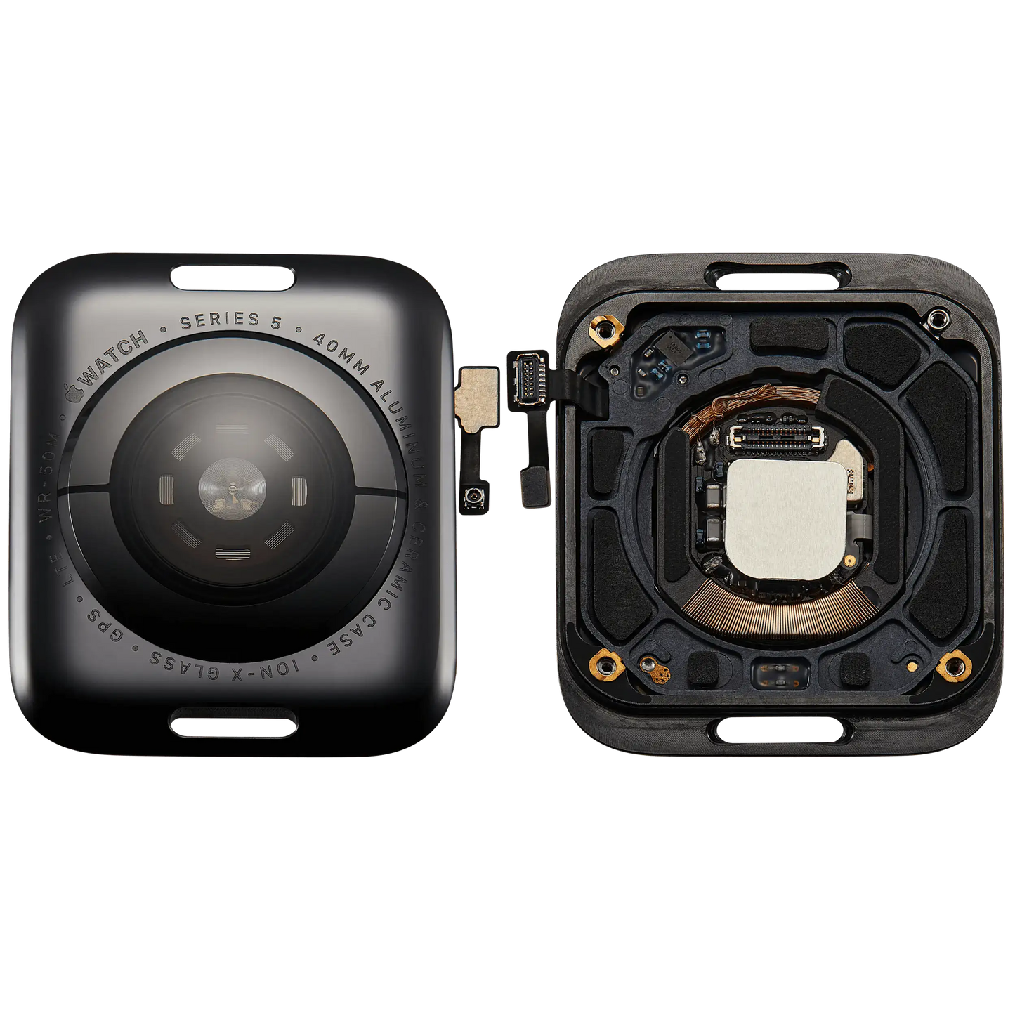Back Cover Assembly For Watch Series 5 (40mm) (LET Version) (Aluminum / Space Black)