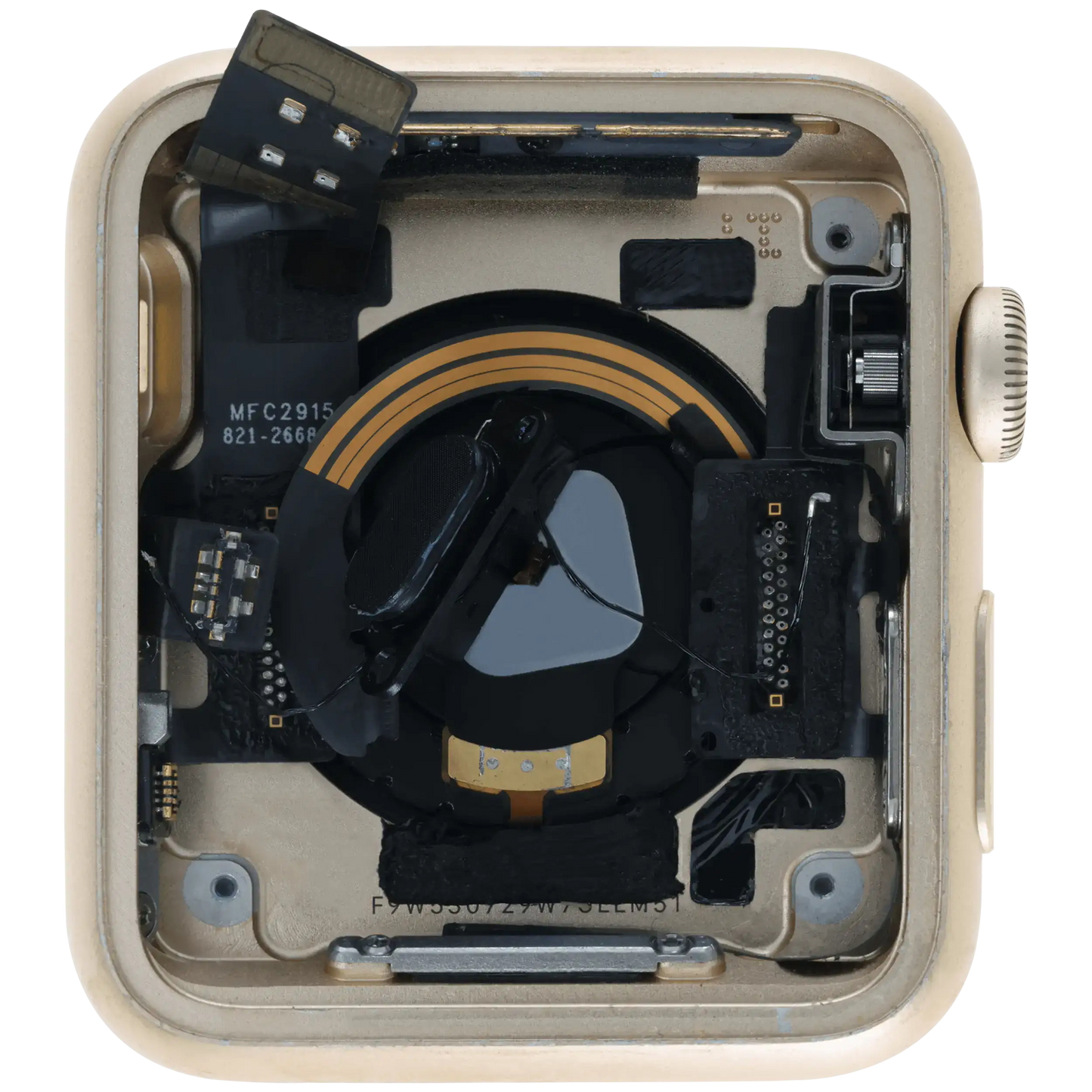 Housing Assembly Compatible For Watch Series 1 (42MM) (Used OEM Pull: Grade A) (Cellular Version) (Aluminum / Gold)